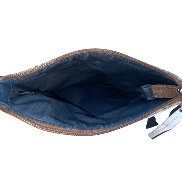 Coach Women’s Brown Signature Adjustable Strap Leopard Stripe Crossbody Bag - Picture 9 of 9